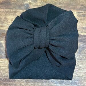 Baby turban hat with bow